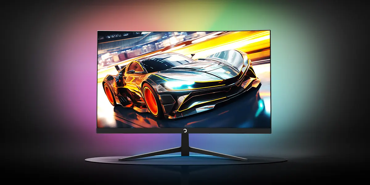 GamePower 24″ Vivid T40 Curved RGB 180Hz 0.5ms  2x2W Speaker Gaming Monitör (VA Panel)