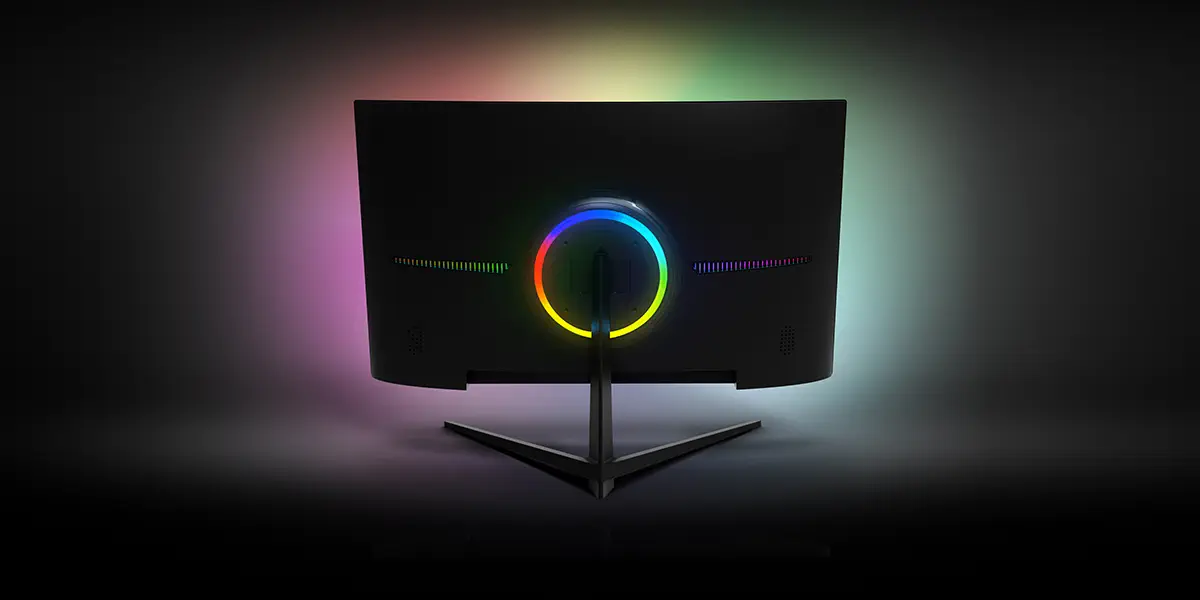 GamePower 24″ Vivid T40 Curved RGB 180Hz 0.5ms  2x2W Speaker Gaming Monitör (VA Panel)