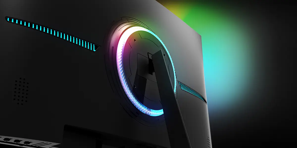 GamePower 24″ Vivid T40 Curved RGB 180Hz 0.5ms  2x2W Speaker Gaming Monitör (VA Panel)