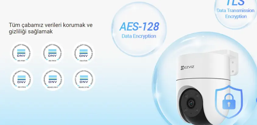 Ezviz H8C 4MM 4MP  Wi-Fi IP Full HD Güvenlik Kamerası