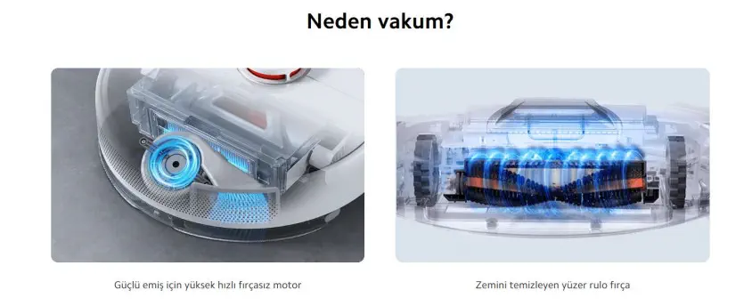 Xiaomi Robot Vacuum X10 Çöp İstasyonlu Akıllı Robot Süpürge