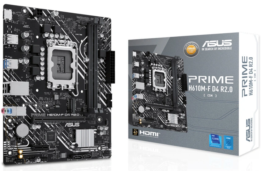 ASUS PRIME H610M-F D4 R2.0-CSM Gaming Anakart