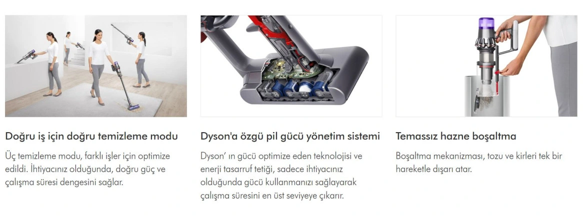 Dyson V11 Total Clean Dikey Şarjlı Süpürge