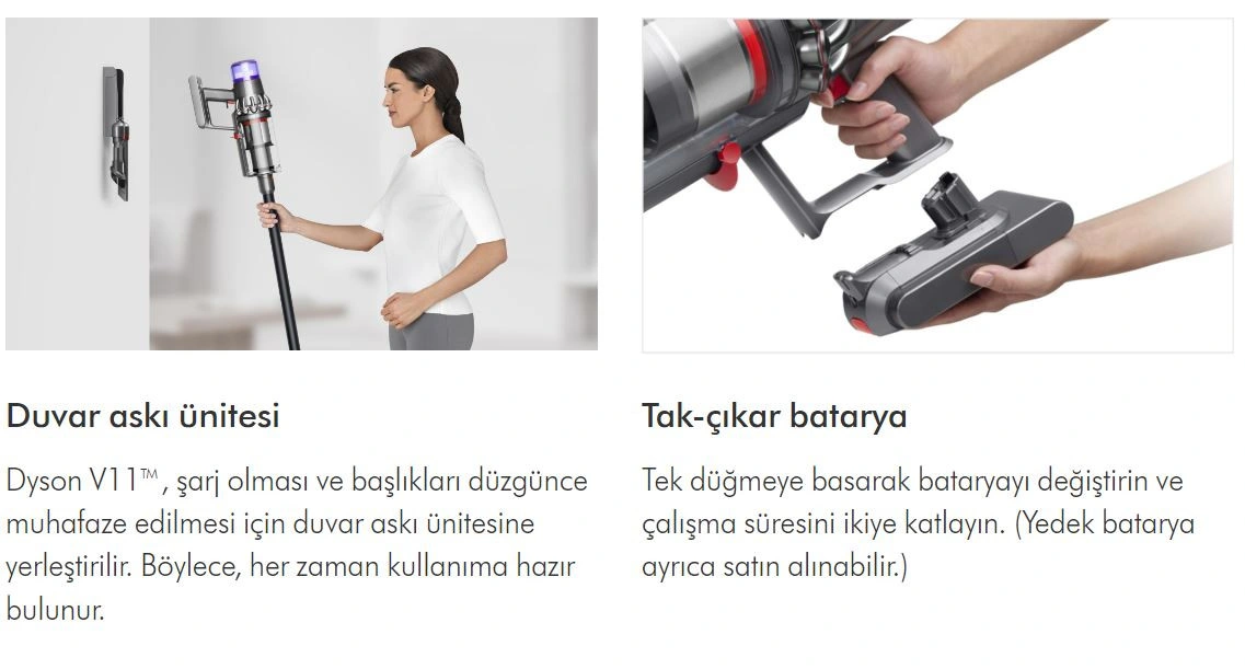 Dyson V11 Total Clean Dikey Şarjlı Süpürge