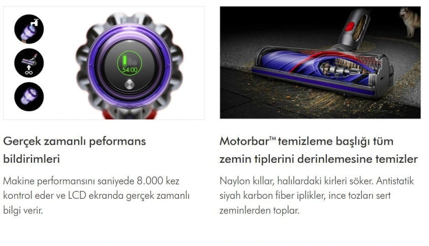 Dyson V11 Dikey Şarjlı Süpürge