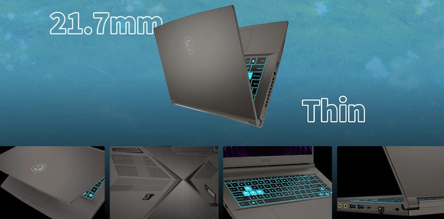 MSI Thin 15 B12VE-1892XTR i7-12650H 15.6″ 144Hz FHD Gaming Notebook 