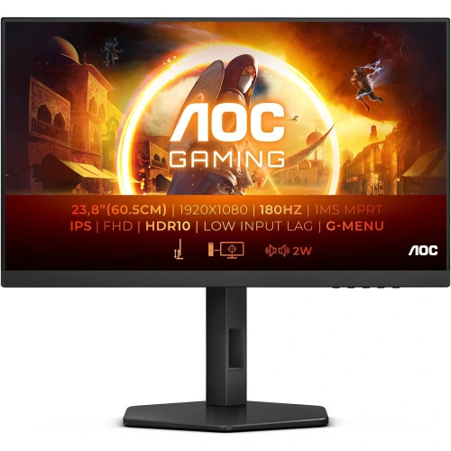 AOC 24G4X 23.8″ 180Hz 0.5ms IPS Full HD Gaming Monitör