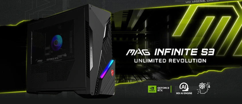 MSI MAG Infinite S3 13NUC5-1013EU W11 Siyah Gaming Masaüstü Bilgisayar