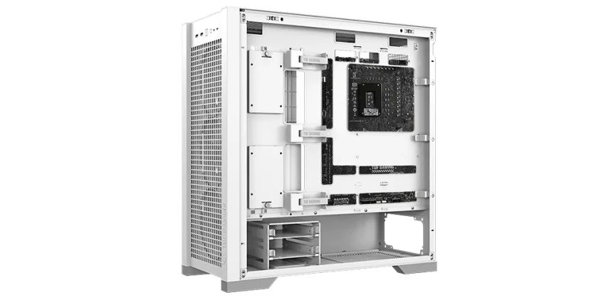 ASUS TUF Gaming GT302 TG ARGB Temperli Cam USB 3.2 Beyaz E-ATX Mid-Tower Gaming Kasa