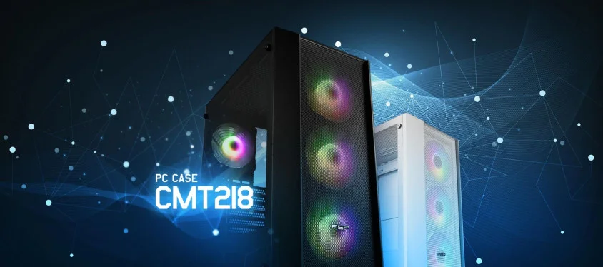 FSP CMT 218 650W 80+ ATX Mid-Tower Gaming Kasa