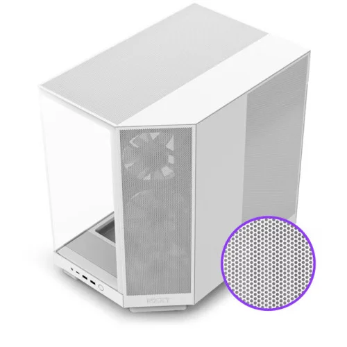 NZXT H Series H6 Flow CC-H61FB-01 Siyah ATX Mid Tower Gaming Kasa