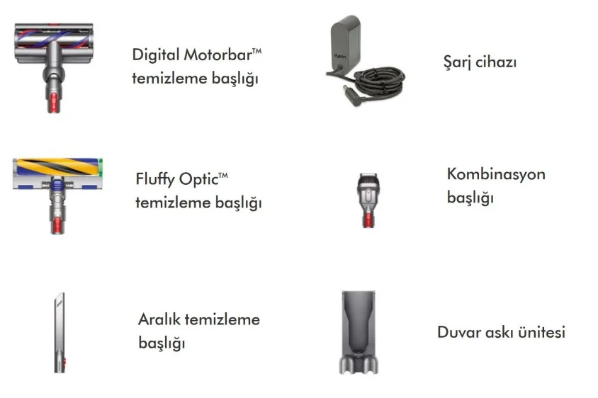 Dyson V15 Detect Dikey Şarjlı Süpürge