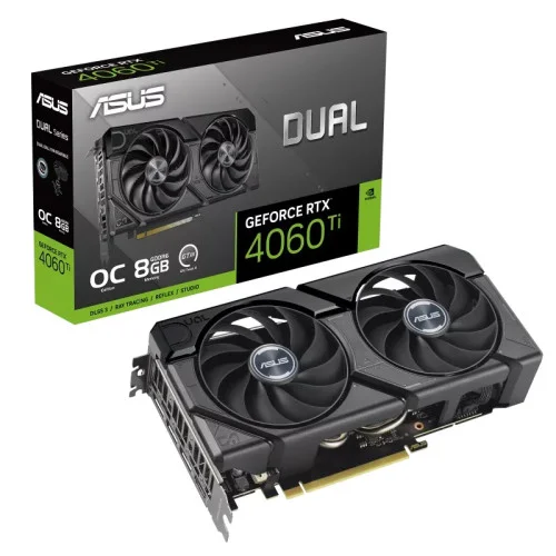 ASUS Dual GeForce RTX 4060 Ti EVO OC 8GB GDDR6 128Bit DX12 DLSS 3 Gaming Ekran Kartı