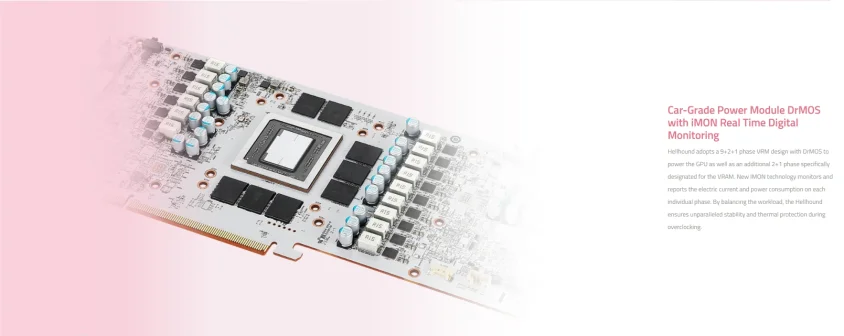 POWERCOLOR HELLHOUND SAKURA EDITION RX7800XT 16G-L/OC/SAKURA GDDR6 256Bit DX12 Gaming Ekran Kartı