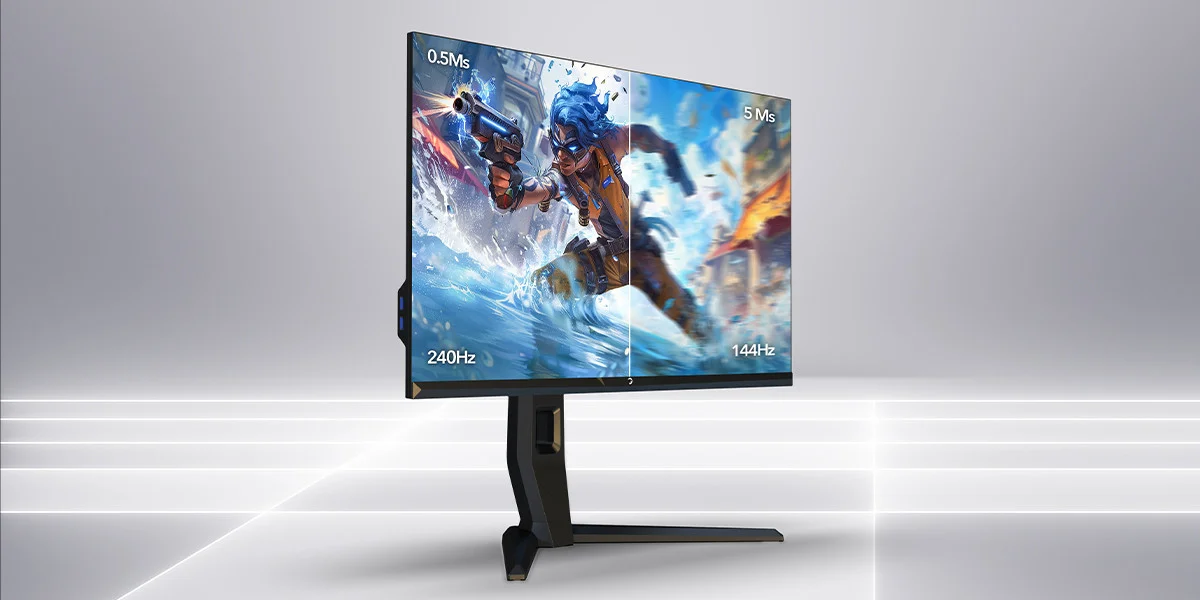 GamePower Royal V40 27″ RGB 240Hz 0.5Ms 2K QHD Flat IPS Pivot 2xUsb 3.0 HDR400 FreeSync, Gsync Gaming Monitör (Sıfır Ölü Piksel Garantili)