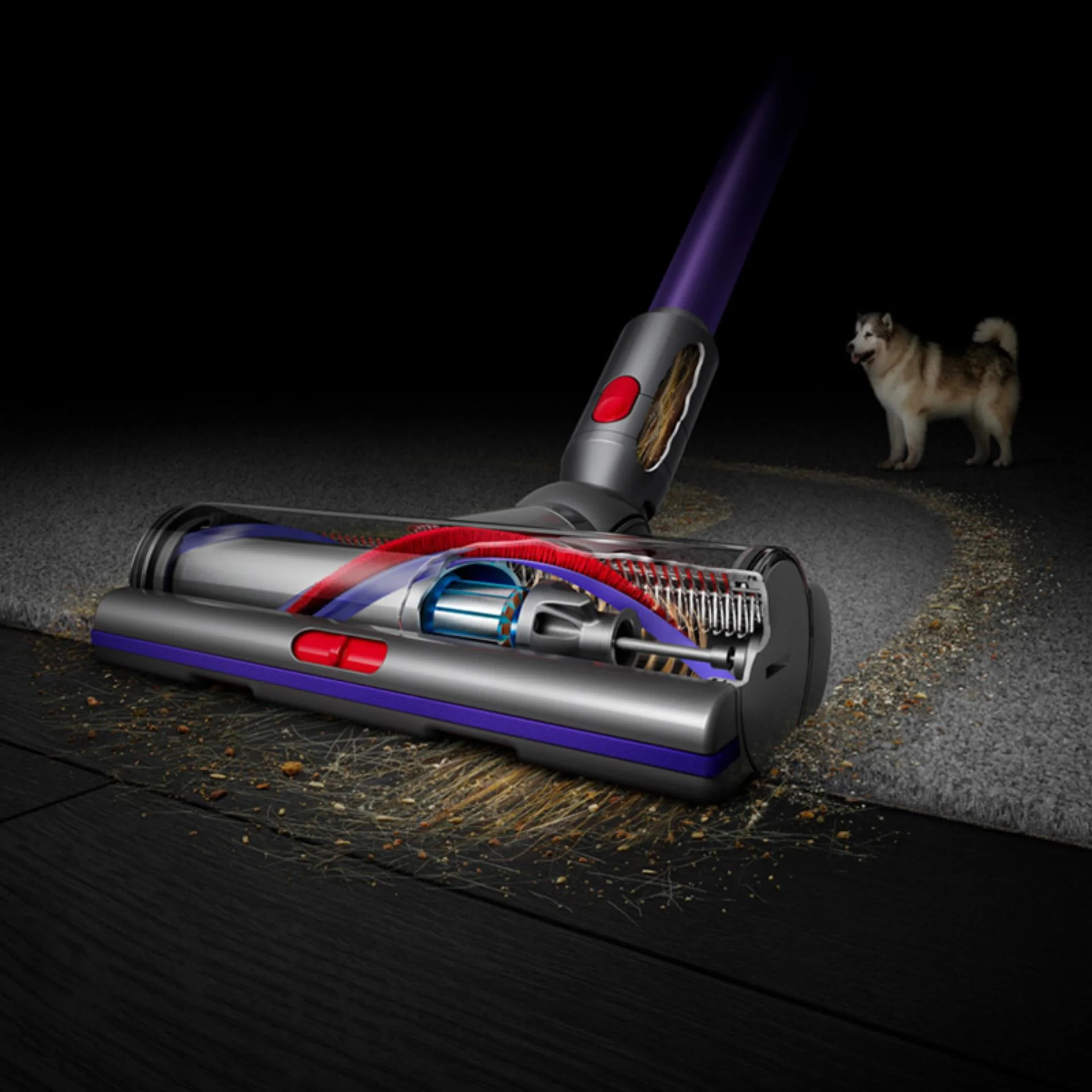 Dyson Gen5detect Mor Gri Şarjlı Dikey Süpürge