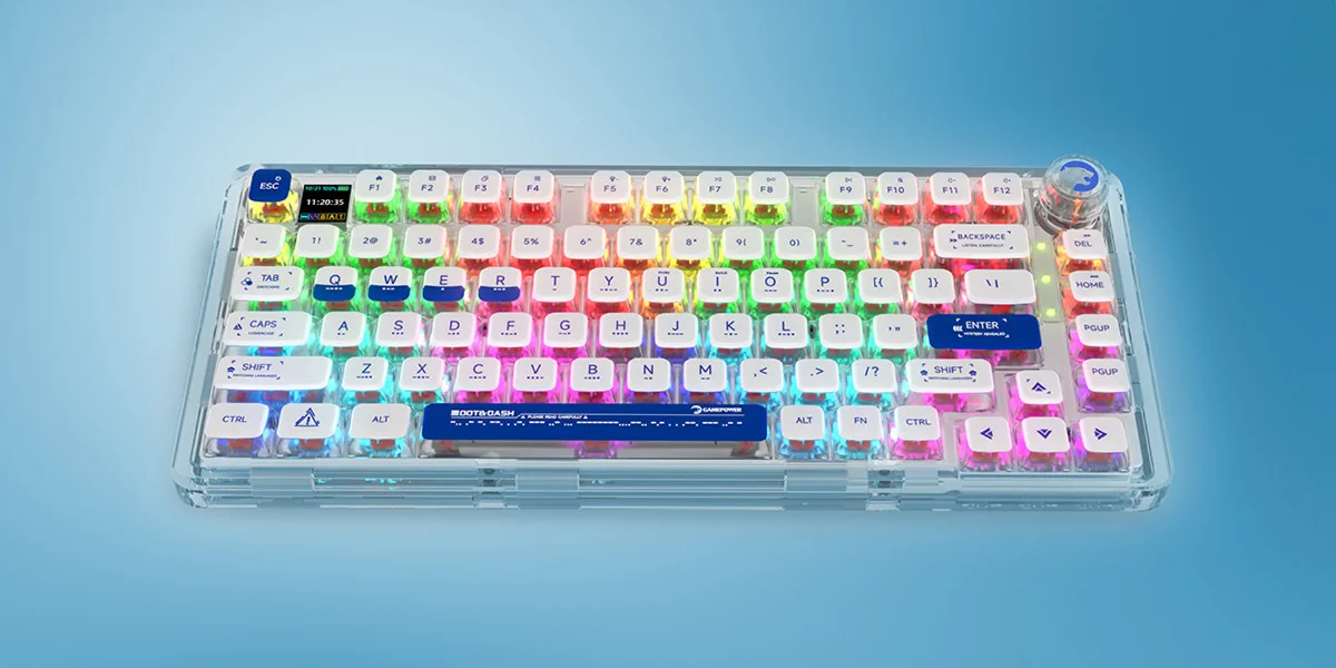 GamePower Gasket Pro RGB Wireless/Bluetooth/Kablolu Mekanik Red Switch Gasket Gaming Klavye