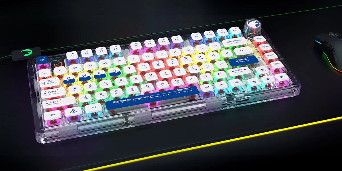GamePower Gasket Pro RGB Wireless/Bluetooth/Kablolu Mekanik Red Switch Gasket Gaming Klavye