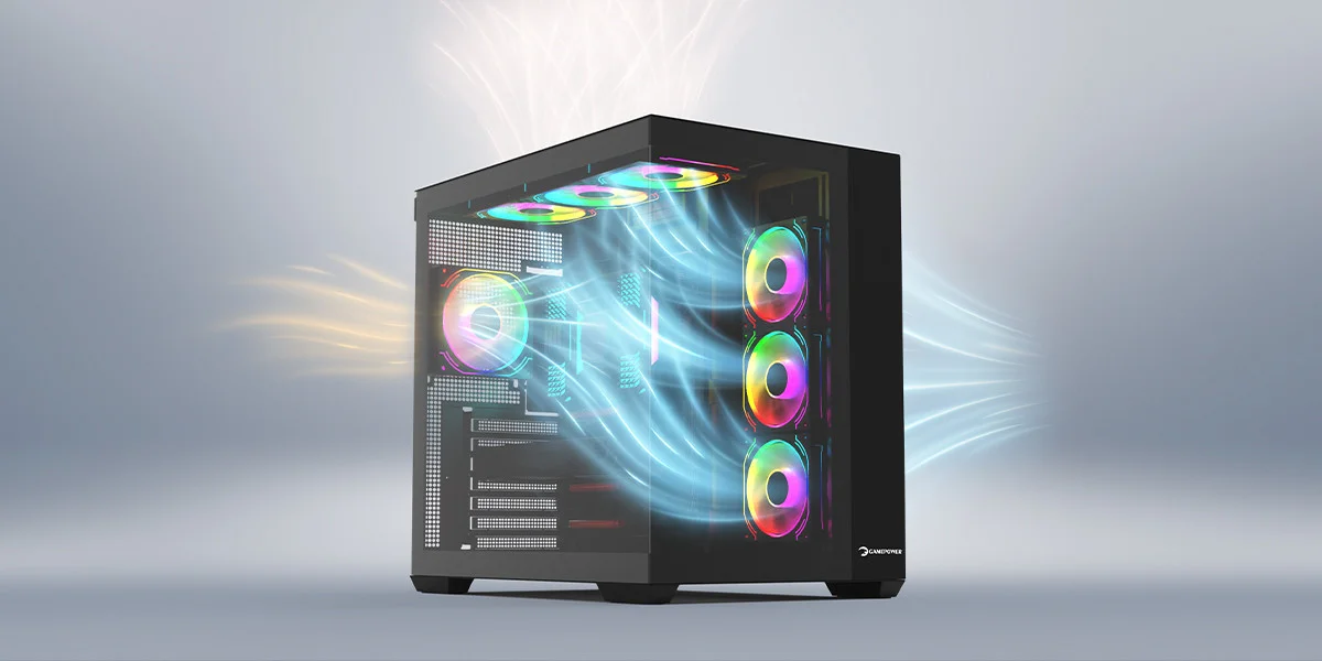GamePower Warcry Prism 750W Cam ATX Gaming Kasa