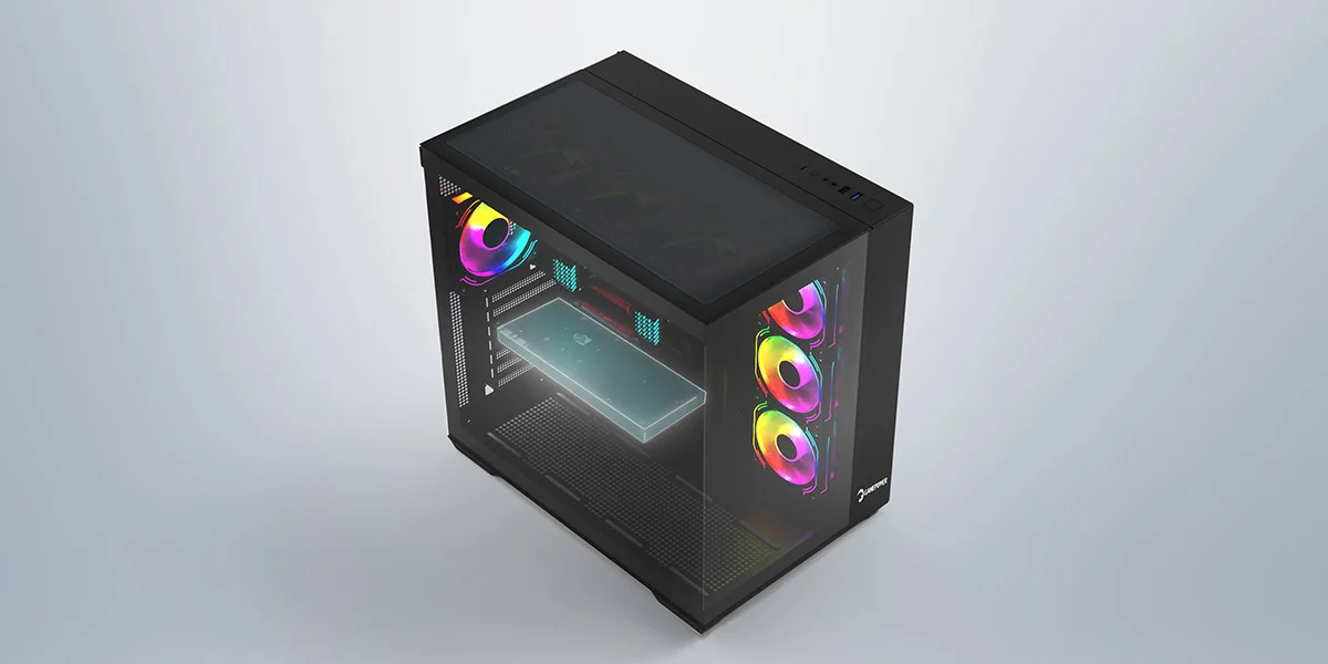 GamePower Warcry Prism 750W Cam ATX Gaming Kasa