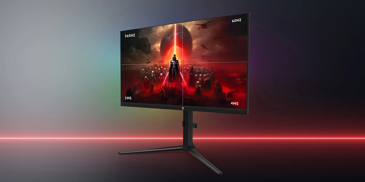 GamePower Rapid  27″ 1ms 360Hz Flat Fast IPS FHD RGB Pivot Speaker Gaming Monitör (Sıfır Ölü Piksel Garantili)