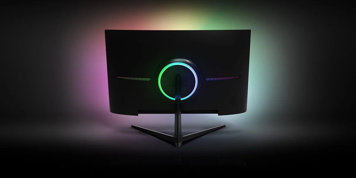 GamePower Vivid F10 24″ Curved RGB 120Hz 1ms FHD Va Panel 2x2W Speaker Gaming Monitör (Sıfır Ölü Piksel Garantili)