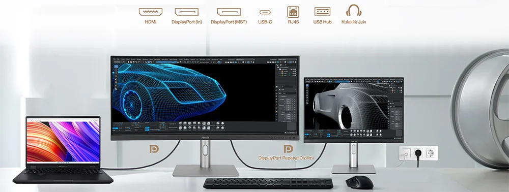 ASUS ProArt PA34VCNV 34,1″ 5ms 60Hz IPS Monitör