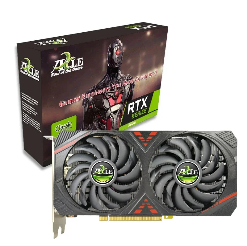 AXLE RTX 3050 AX-RTX3050/8GD6P8DIP 8GB GDRR6 128Bit Gaming Ekran Kartı