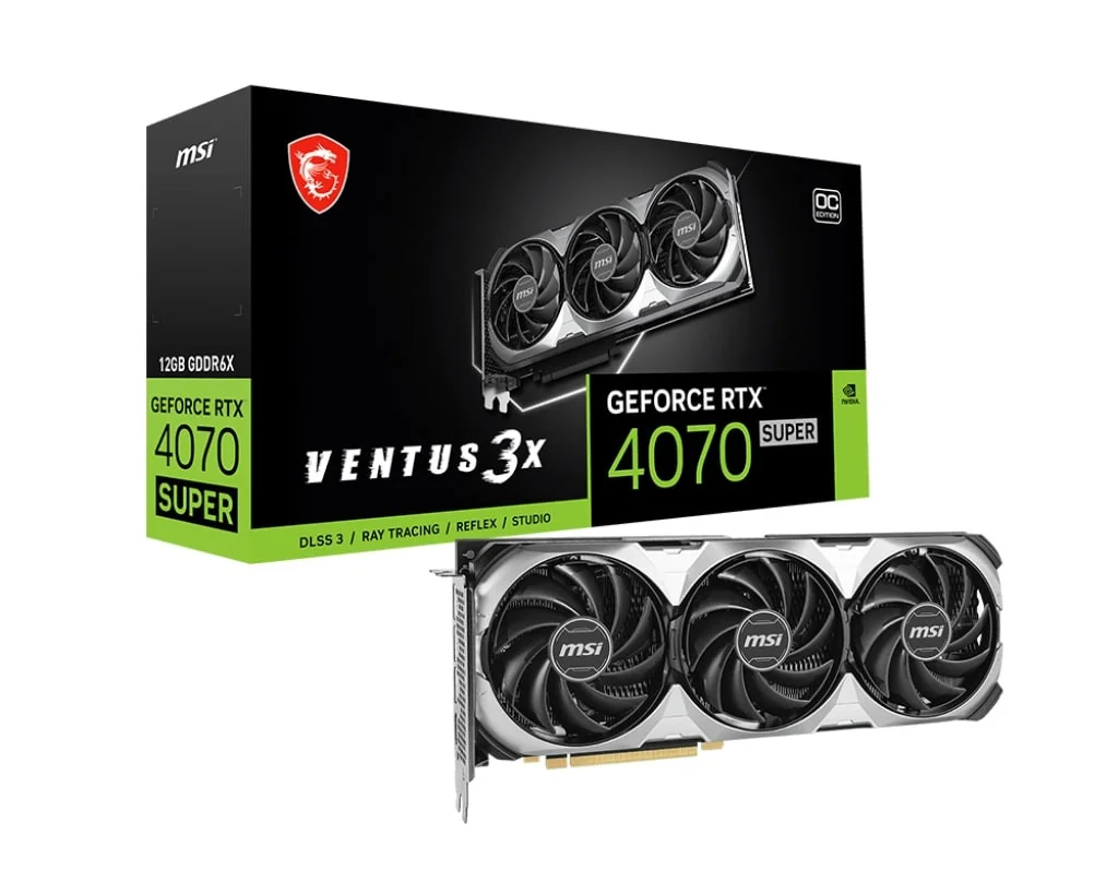 MSI GeForce RTX 4070 Ti SUPER 16G VENTUS 3X OC Gaming Ekran Kartı