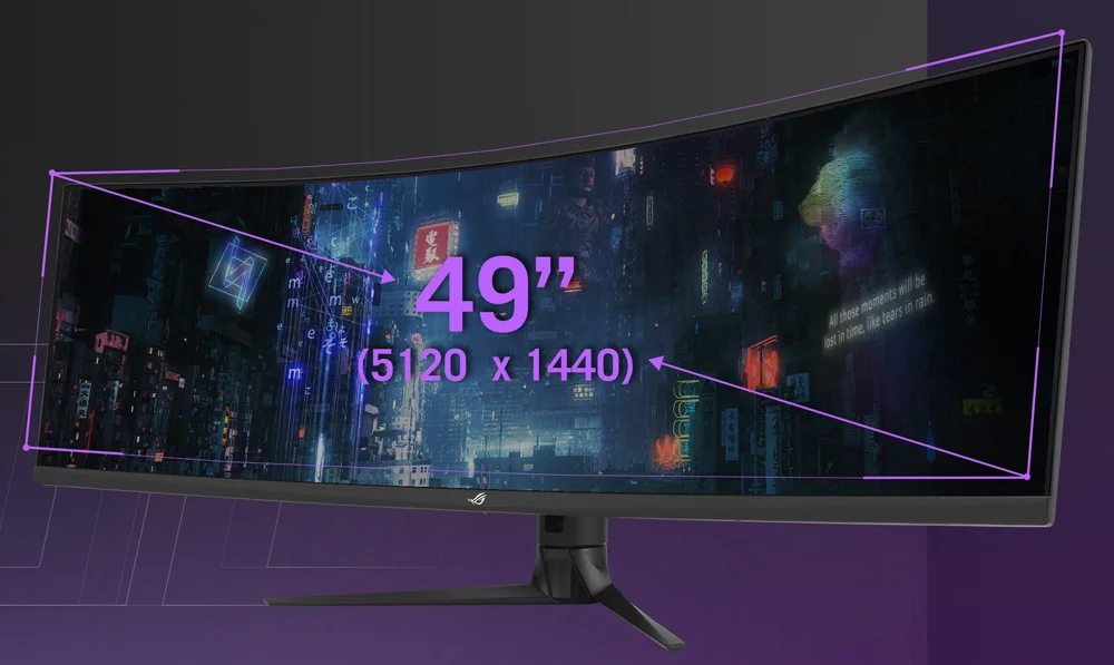 ASUS ROG Strix XG49WCR 49″ 1ms 165Hz 5120x1440 VA Gaming Monitör
