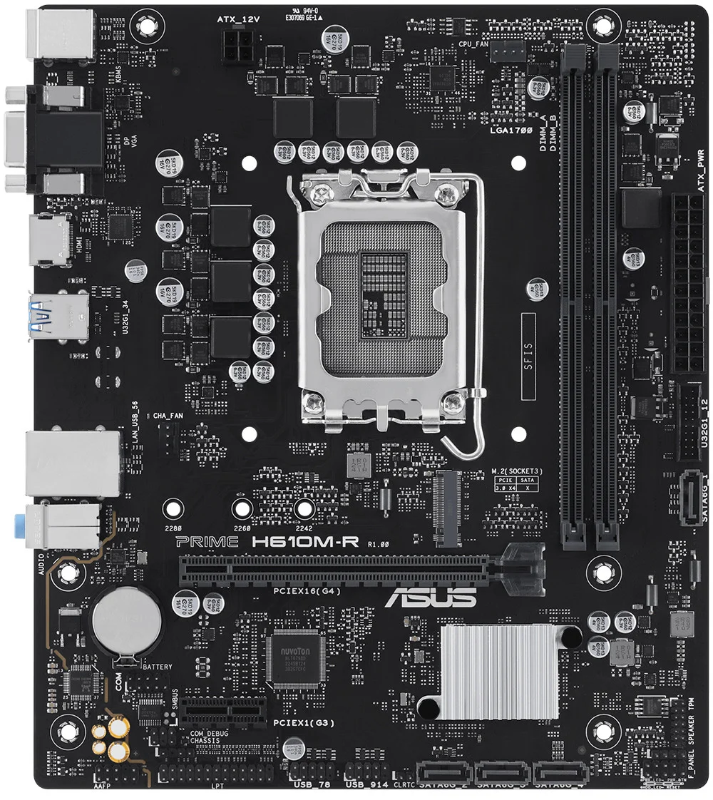 ASUS Prime H610M-R D5-SI Gaming Anakart