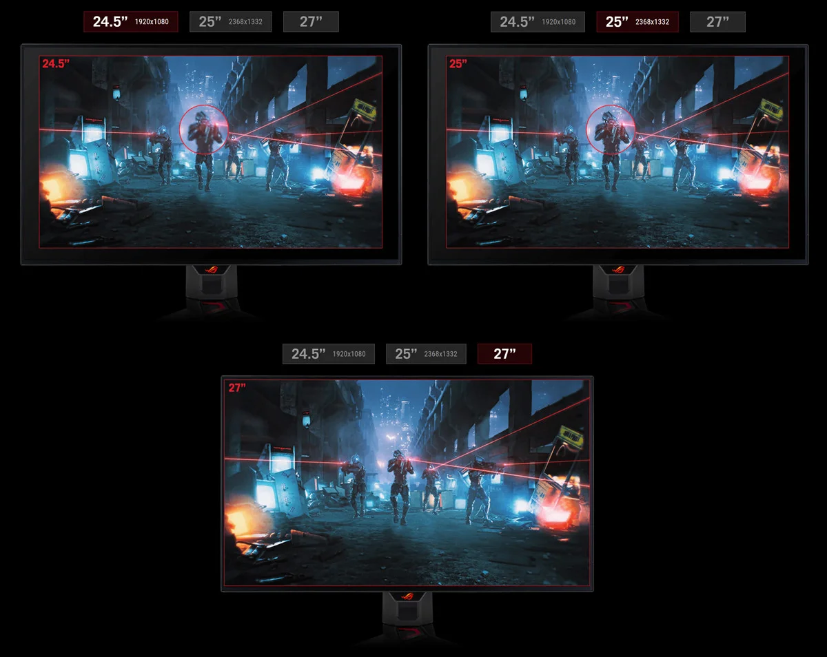 ASUS ROG Swift PG27AQDM 26,5″ 0.03ms 240Hz OLED QHD Gaming Monitör