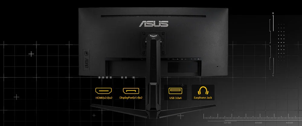 ASUS TUF Gaming VG34VQL1B 1ms 165Hz WQHD 34″ VA Curved Gaming Monitör