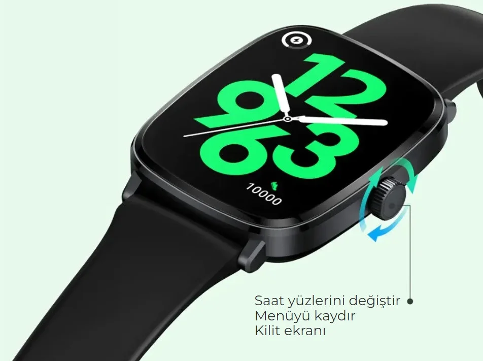 Haylou RS5 Akıllı Saat Siyah Sesli Görüşme (Haylou Türkiye Garantili)