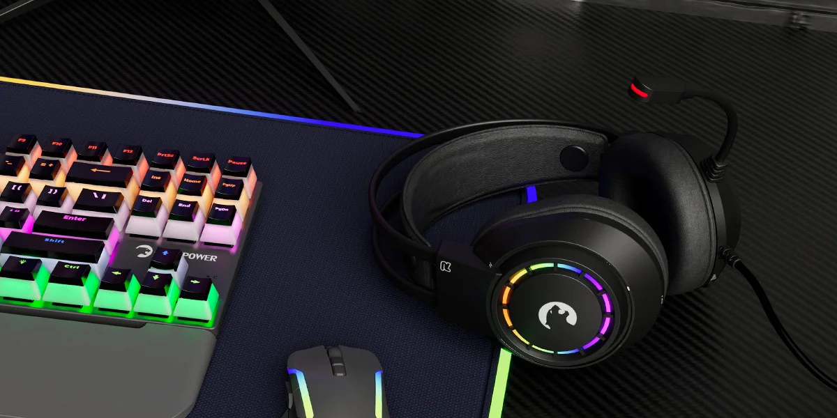 GamePower Voldon Siyah 7.1 Surround Rainbow Gaming Kulaklık