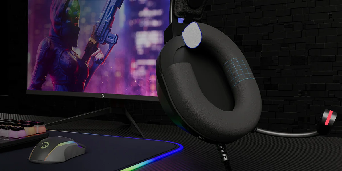 GamePower Voldon Siyah 7.1 Surround Rainbow Gaming Kulaklık
