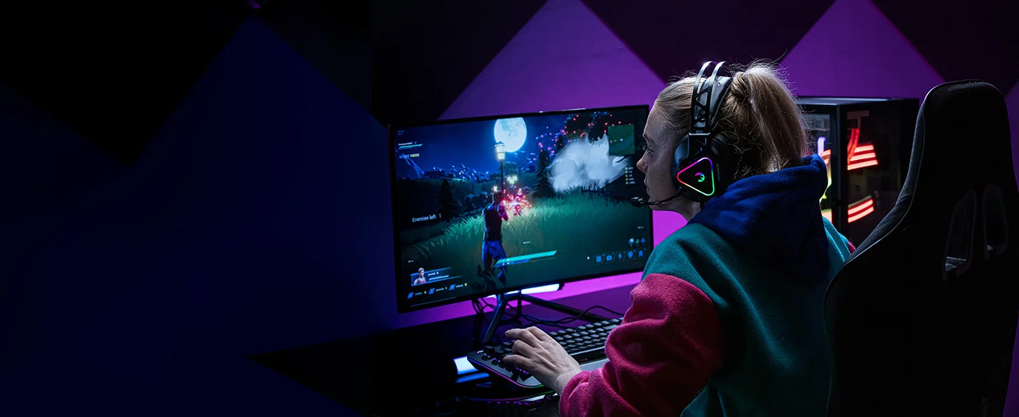 GamePower Kizaru Titreşimli 7.1 Surround RGB Gaming Kulaklık