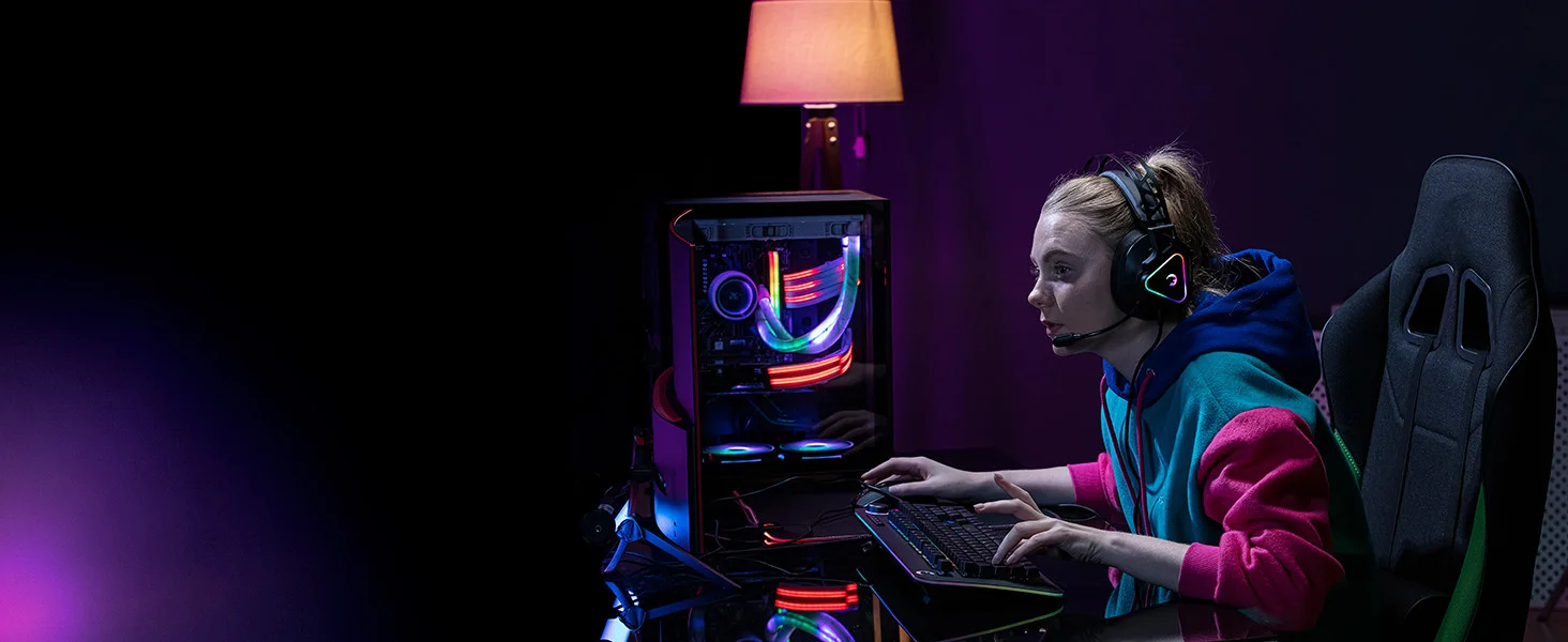 GamePower Kizaru Titreşimli 7.1 Surround RGB Gaming Kulaklık