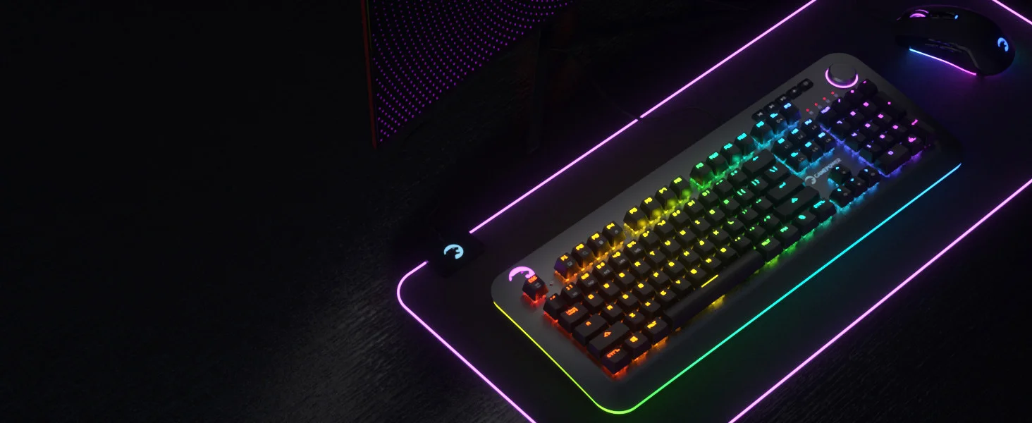 GamePower Starscream 60M RGB Kırmızı Switch 60 Milyon Türkçe Q USB Suya Dayanıklı Optik Mekanik Gaming Klavye (3x Switch Hediyeli) 3 Yıl Garantili
