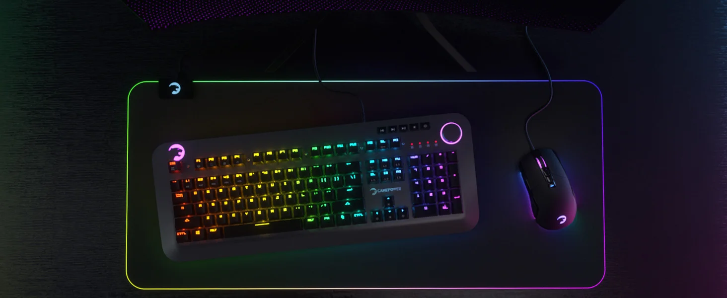 GamePower Starscream 60M RGB Kırmızı Switch 60 Milyon Türkçe Q USB Suya Dayanıklı Optik Mekanik Gaming Klavye (3x Switch Hediyeli) 3 Yıl Garantili