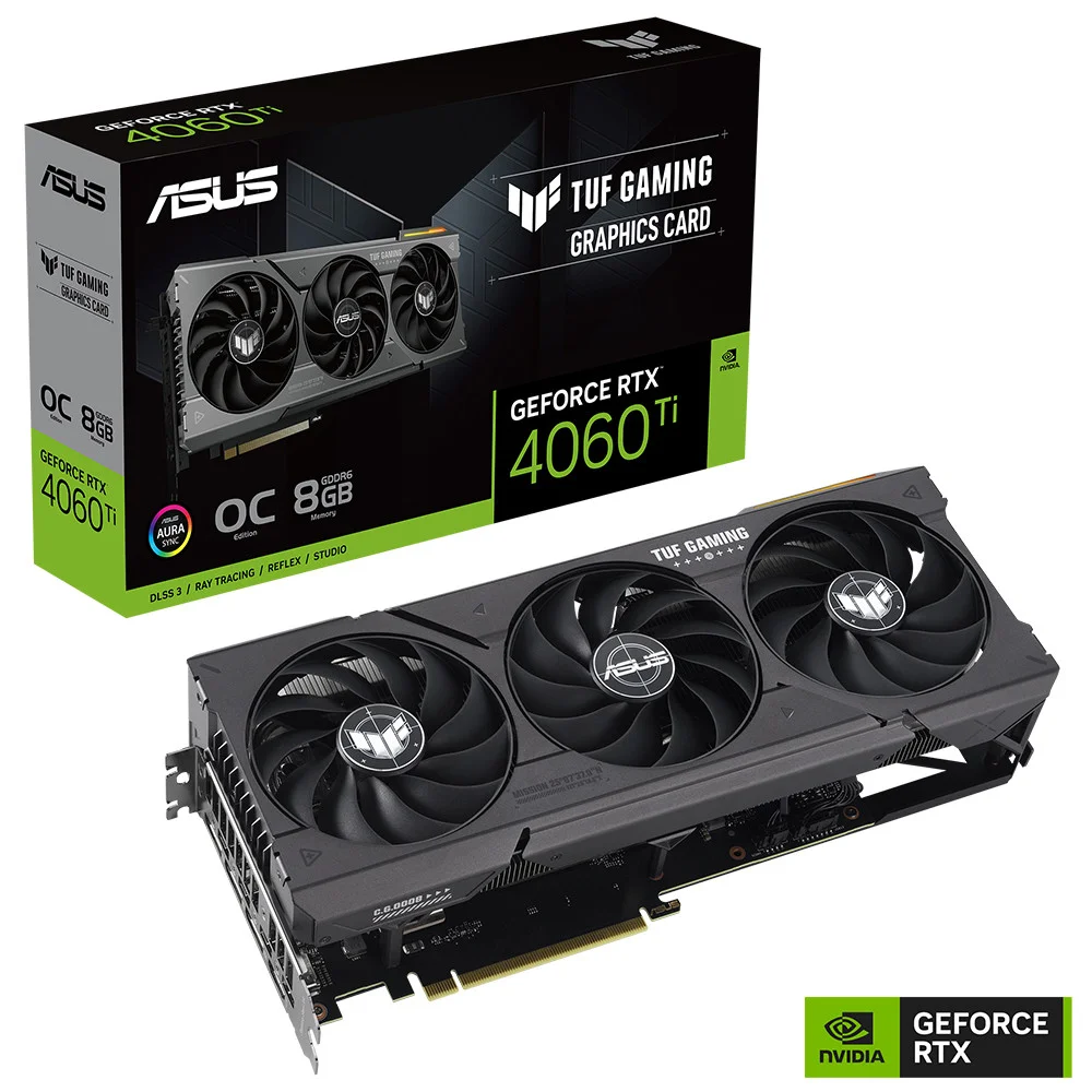 ASUS TUF-RTX4060TI-O8G-GAMING 8GB GDDR6 Ekran Kartı