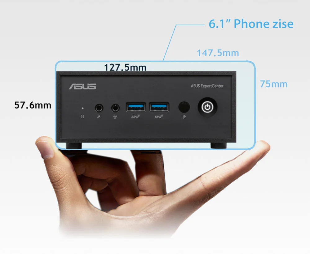 ASUS PN42-SN004AV N100 4GB 128GB Win11 Pro Mini PC