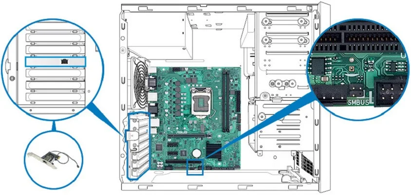 ASUS PRO B760M-CT-CSM AMD B650 mATX Anakart