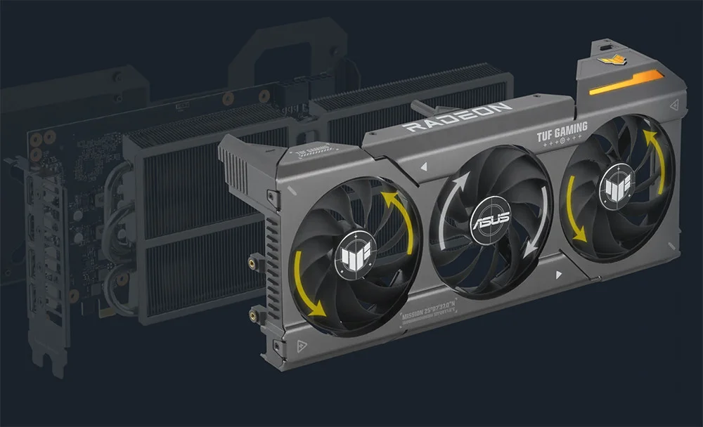 ASUS TUF Gaming Radeon RX 7600 XT OC TUF-RX7600XT-O16G-GAMING 16GB Gaming Ekran Kartı