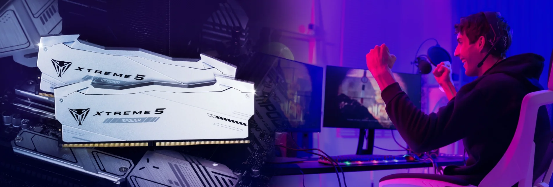 Patriot Viper Xtreme 5 MPOWER RGB PVXR548G80C38KM 48GB (2x24GB) DDR5 8000MHz Gaming Ram