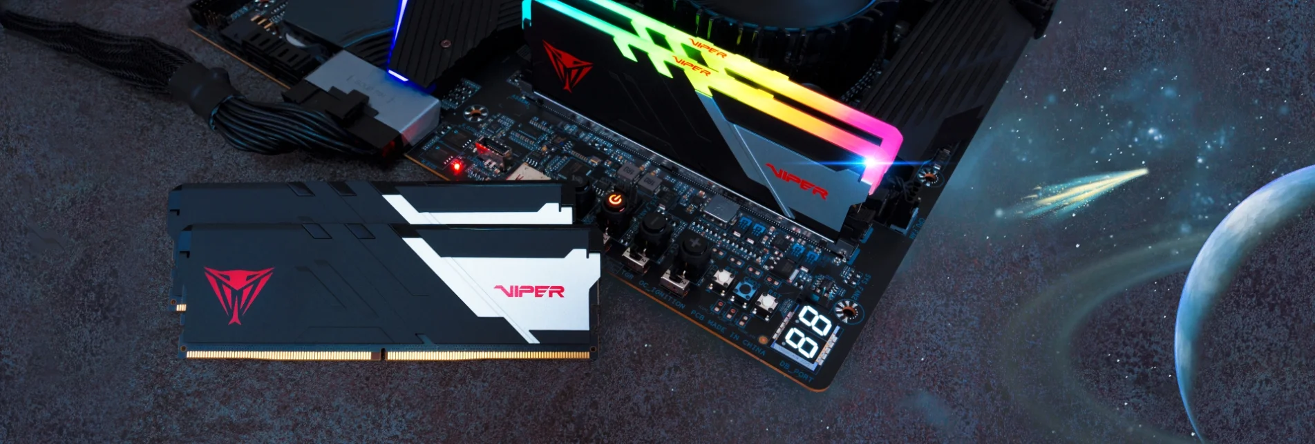 Patriot Viper Venom PVV532G600C30K 32GB (2x16GB) DDR5 6000MHz CL30 Gaming Ram