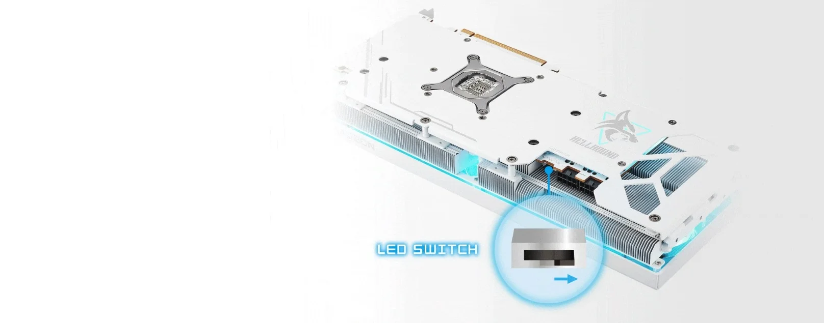 POWERCOLOR HELLHOUND Spectral White RX7800XT 16G-L/OC/WHITE GDDR6 256Bit DX12 Gaming Ekran Kartı