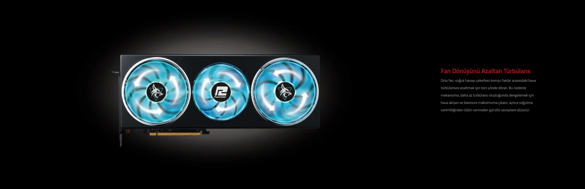 POWERCOLOR HELLHOUND RX7900GRE 16G-L/OC 16GB GDDR6 256Bit DX12 Gaming Ekran Kartı