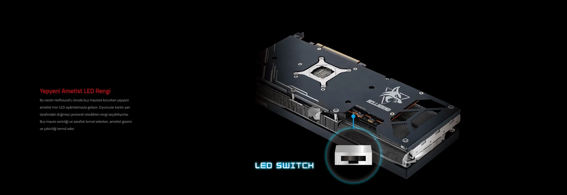 POWERCOLOR HELLHOUND RX7900GRE 16G-L/OC 16GB GDDR6 256Bit DX12 Gaming Ekran Kartı