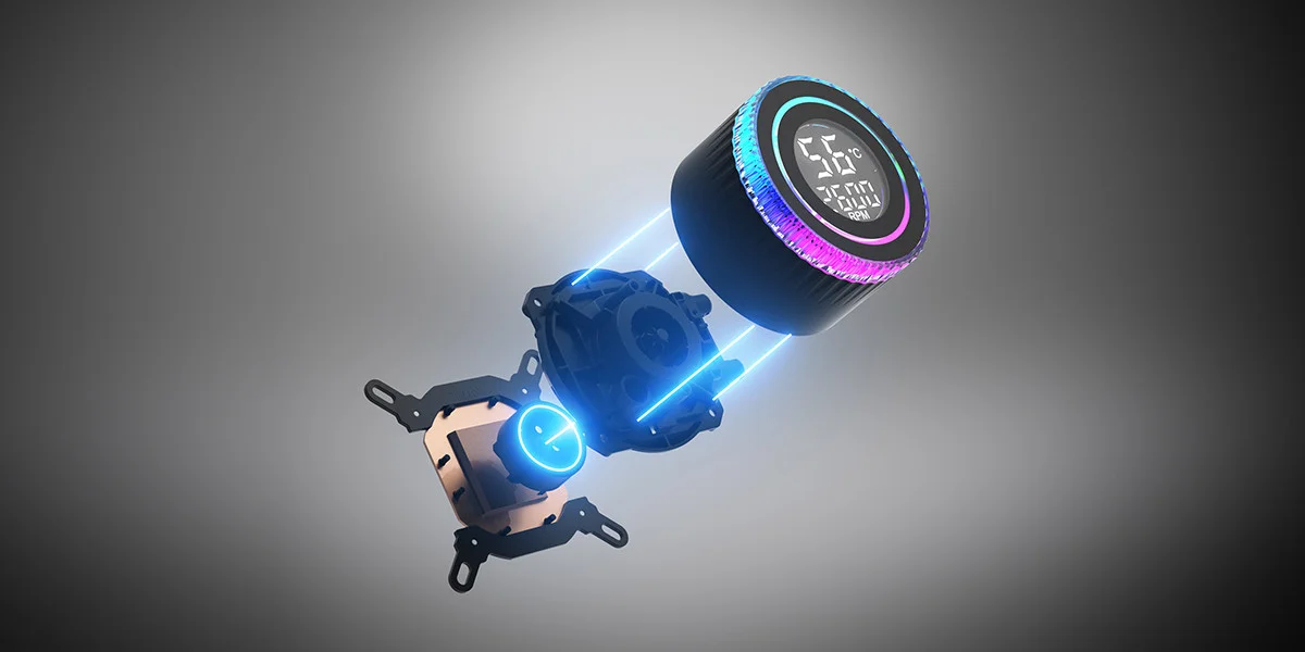 GamePower Skadi Round 120 ARGB 120mm Cpu Sıvı Soğutma 